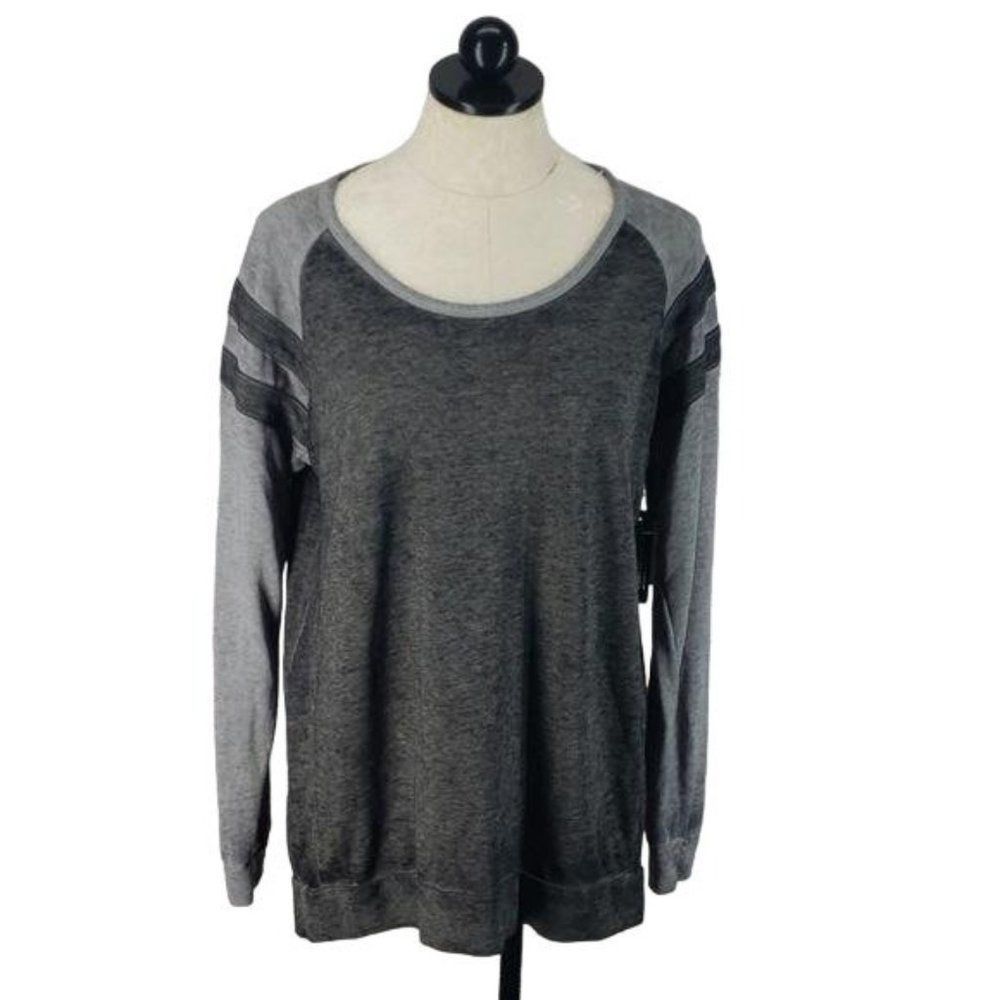 Bobbie Brooks color block Grey large Sweatshirt
